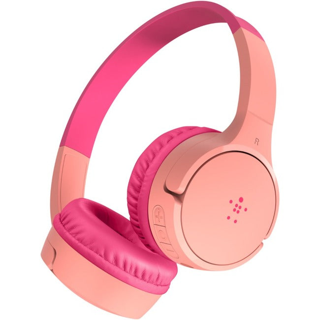 Belkin SOUNDFORM Mini Wired/Wireless On-ear Headset - Pink Belkin SOUNDFORM Mini Wired/Wireless On-ear Headset - Pink